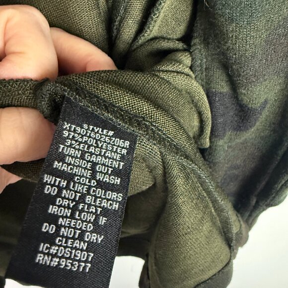 NWT Sanctuary Camo Print Open Front Long Sleeve Cardigan Sweater Size Large L - Picture 7 of 13